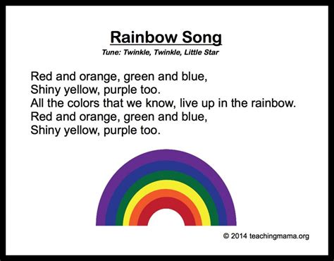 10 Preschool Songs About Colors