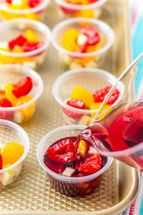 Sangria Jello Shots Party Recipe | Sugar and Soul