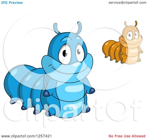 Clipart of Cute Caterpillars - Royalty Free Vector Illustration by Vector Tradition SM #1257421