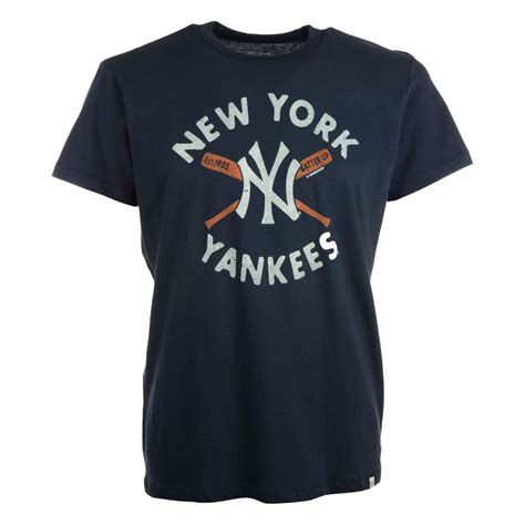 47 Brand Men'S Short-Sleeve New York Yankees T-Shirt in Blue for Men (Navy) | Lyst