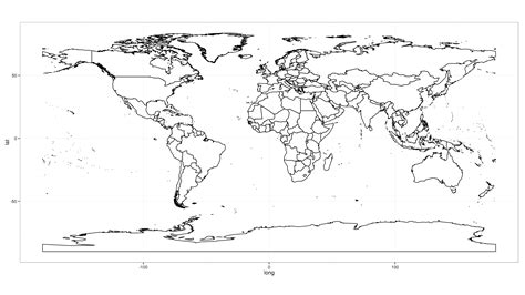 r - How to reduce white space margins of world map - Stack Overflow