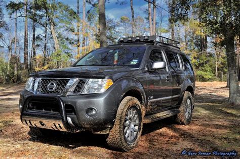 Nissan Pathfinder with Bull Bar and Safari Rack