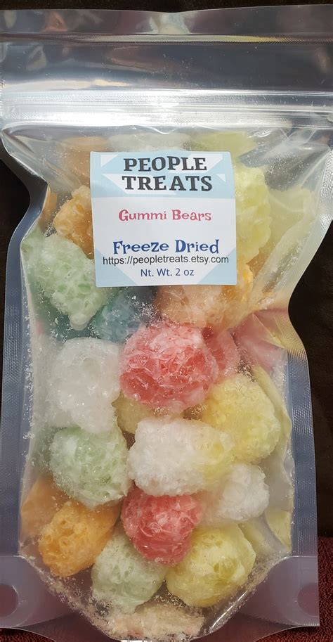 Freeze Dried Bears Gummy Bears | Etsy