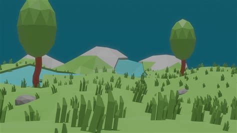 Low Poly Terrain - Finished Projects - Blender Artists Community