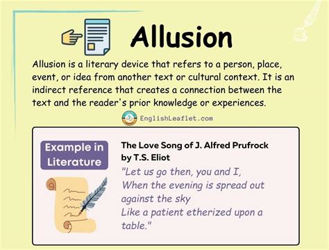 What is Allusion in Literature | Examples and Types - EnglishLeaflet