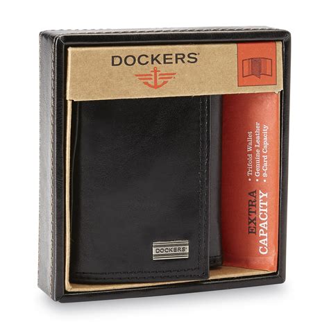 Dockers Men's Extra Capacity Leather Trifold Wallet - Clothing, Shoes & Jewelry - Bags ...