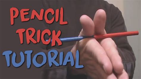 PENCIL TRICK TUTORIAL - YouTube