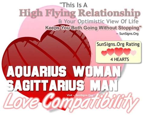 Aquarius Woman And Sagittarius Man - A High Flying Relationship ...