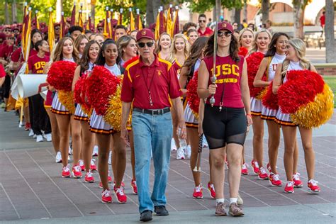 USC trailblazer pushed past criticism as Trojan Marching Band’s first female drum major - USC News