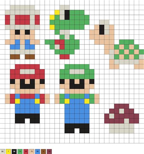 Mario Perler Pattern