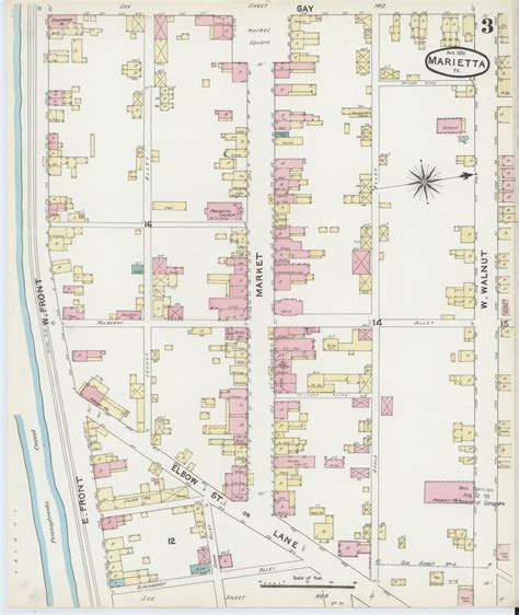 Fire Insurance Maps of Marietta 1891 – Marietta, PA