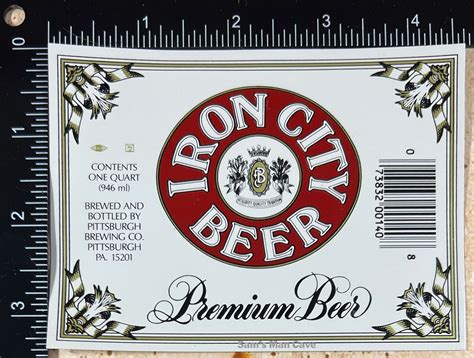 Iron City Premium Beer Label