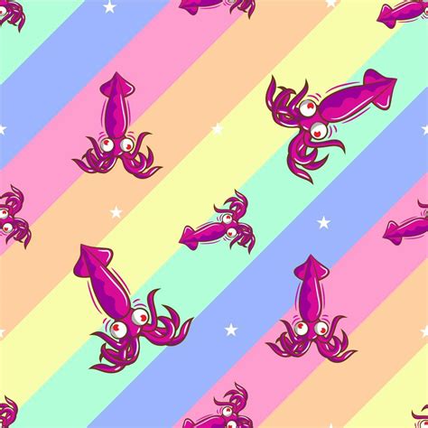 Squid pattern background seamless 20433932 Vector Art at Vecteezy