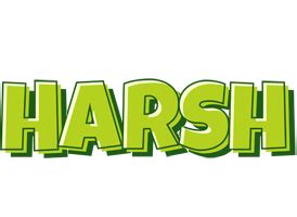 Harsh Logo | Name Logo Generator - Smoothie, Summer, Birthday, Kiddo, Colors Style