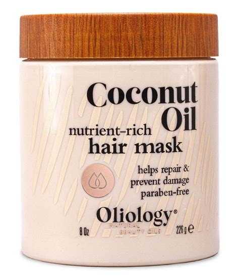 Oliology Coconut Oil Hair Mask - Helps Repair & Prevent Damage 8oz - Walmart.com