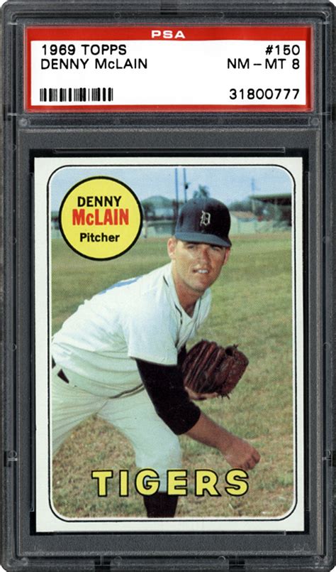 1969 Topps Denny McLain | PSA CardFacts™