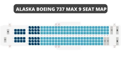 Boeing 737 MAX 9 Seat Map With Airline Configuration