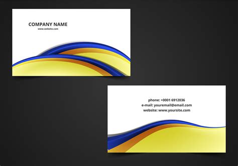 Free Vector Abstract Visiting Card - Download Free Vector Art, Stock Graphics & Images