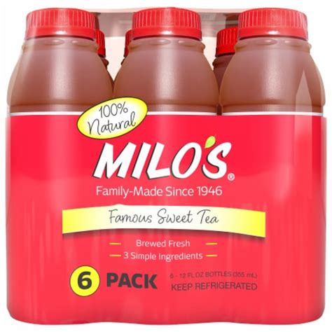 Milo's® Famous Sweet Tea, 6 bottles / 12 fl oz. - Pick ‘n Save