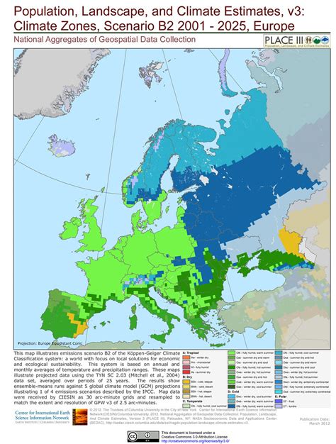 Climate Zones, Scenario B2 2001 - 2025, Europe | This map il… | Flickr