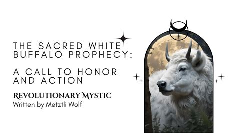 The Sacred White Buffalo Prophecy: A Call to Honor and Action ...