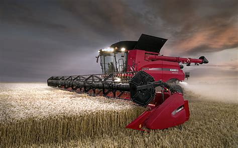HD wallpaper: Sky, fields, harvest, machine | Wallpaper Flare