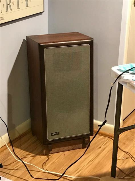 Custom Made Mahogany or Walnut Speaker Stands for Advent Large | eBay