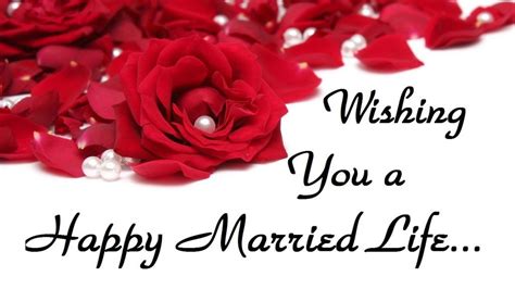 Happy Married Life Wishes & Messages Images | Wedding Wishes | Happy ...