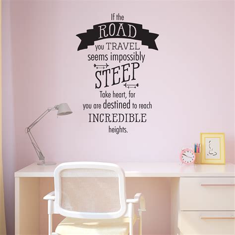 If the Road You Travel Wall Quotes™ Decal | WallQuotes.com