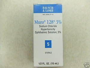 Muro 128 5 Sodium Chloride Eye Drops 15ml on PopScreen