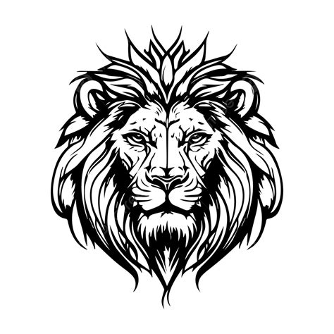 Lion Tattoo Black Royalty Face Clipart Vector, Lion Tattoo, Lion Face Tattoo, Lion Head Logo PNG ...