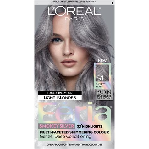 L'Oreal Paris Feria Multi-Faceted Shimmering Permanent Hair Color, S1 ...