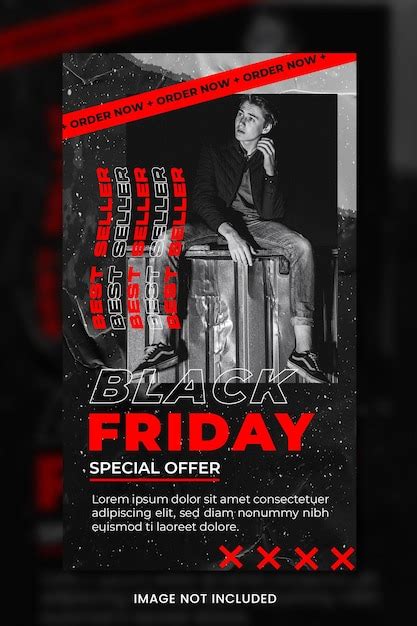 Premium PSD | Black Friday Fashion Sale Template