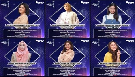 Daftar Nominasi SCTV Awards 2021 Artis Utama Ada Rosiana Dewi, Sandrina ...