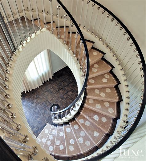 Custom Spiral Staircase - Luxe Interiors + Design