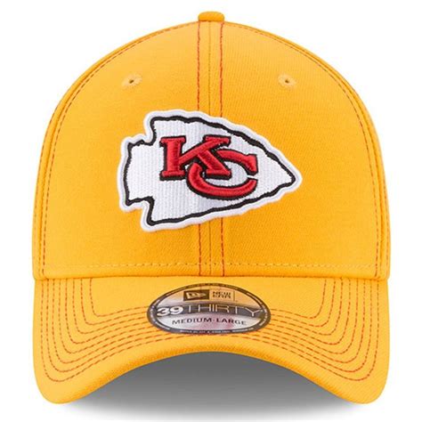 Kansas City Chiefs New Era 39THIRTY Flex Hat - Yellow | New era 39thirty, New era, Hats