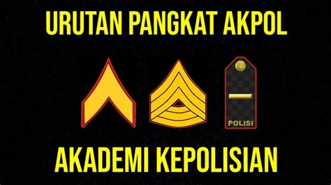 Urutan Kepangkatan di Akpol (Pangkat di Akademi Kepolisian) - YouTube