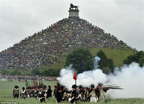 Battle of Waterloo re-enacted after 195 years and we STILL beat the French | Daily Mail Online