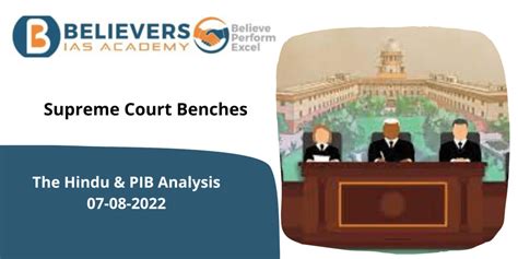 Supreme Court Benches - Believers IAS Academy