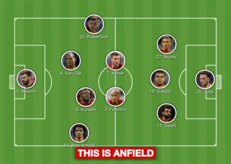 Confirmed Liverpool lineup vs. Real Madrid: Jota and Gakpo start in 4-2-3-1 - Liverpool FC ...