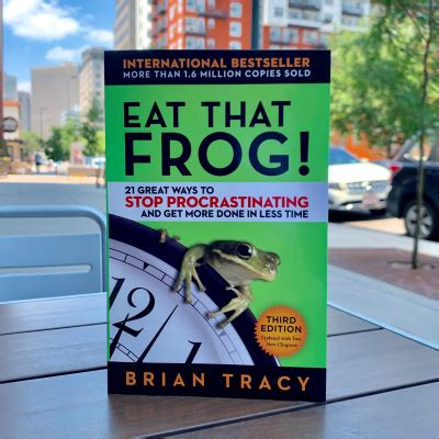 Eat That Frog! 9 tips from an epic time management book - #readmorebooks