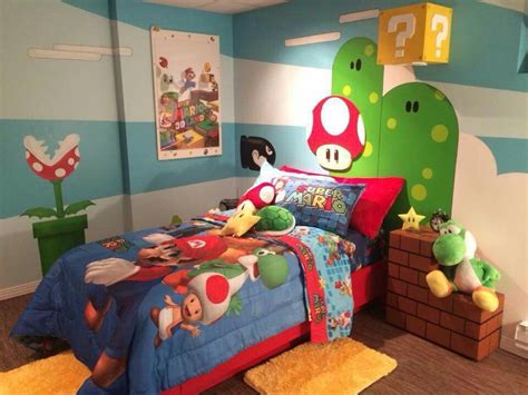 Pin by Beth Wise on Peter’s Big Boy Room :) | Mario room, Super mario ...