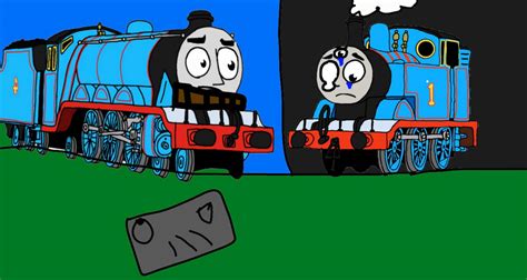 Sodor fallout au Gordon findsThomas by Techwasagpd on DeviantArt