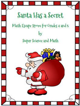 Christmas Themed Math Escape Room for Grades 4 - 5 by Super Science and ...