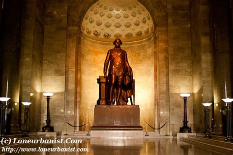 Statue of George Washington inside George Washington Masonic Memorial ...