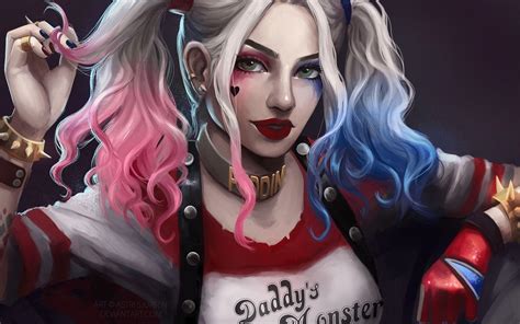 Harley Quinn Art Wallpapers - Top Free Harley Quinn Art Backgrounds ...