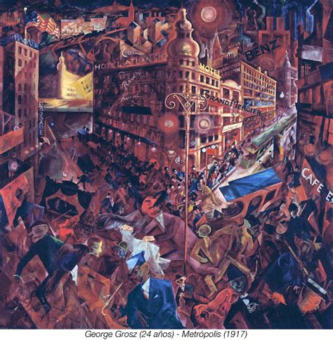 ENTRE EL BLANCO Y EL NEGRO: "METRÓPOLIS". GEORGE GROSZ