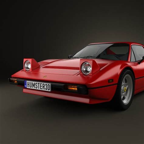 Ferrari 308 GTB / GTS 1975 3D model for Download in various formats