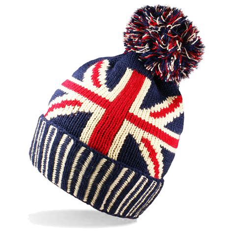 Men / Ladies Unisex Warm Winter Union Jack GB Flag Hat - Prime Products