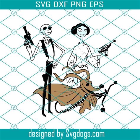 Jack And Sally Halloween Svg, Jack And Sally Svg, Halloween Svg